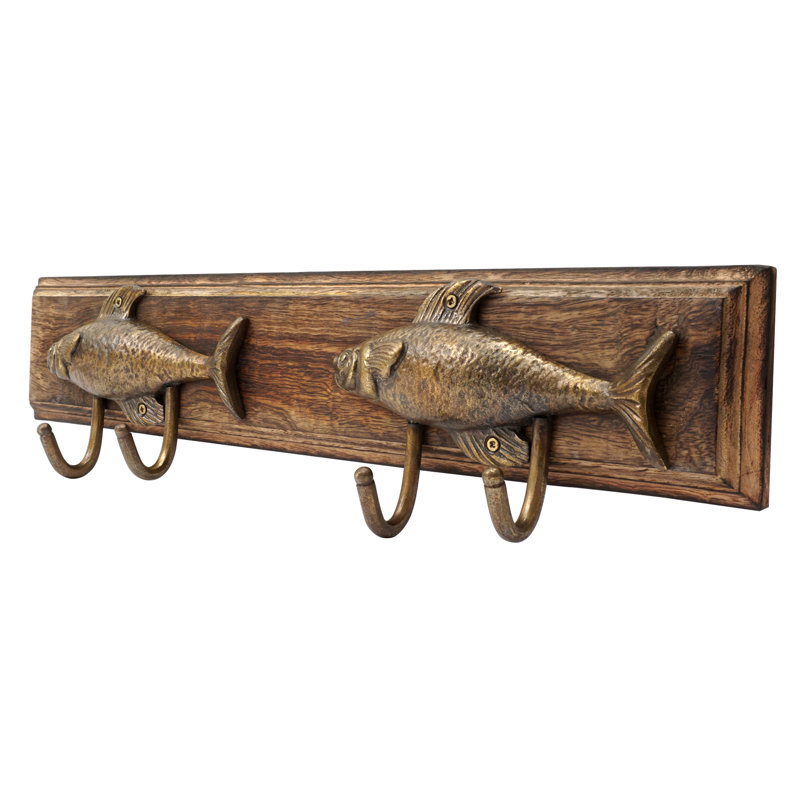 ArtisanalCreations Fish Wall Mounted Coat Rack Wayfair